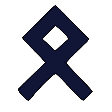 Permanent othala rune symbol